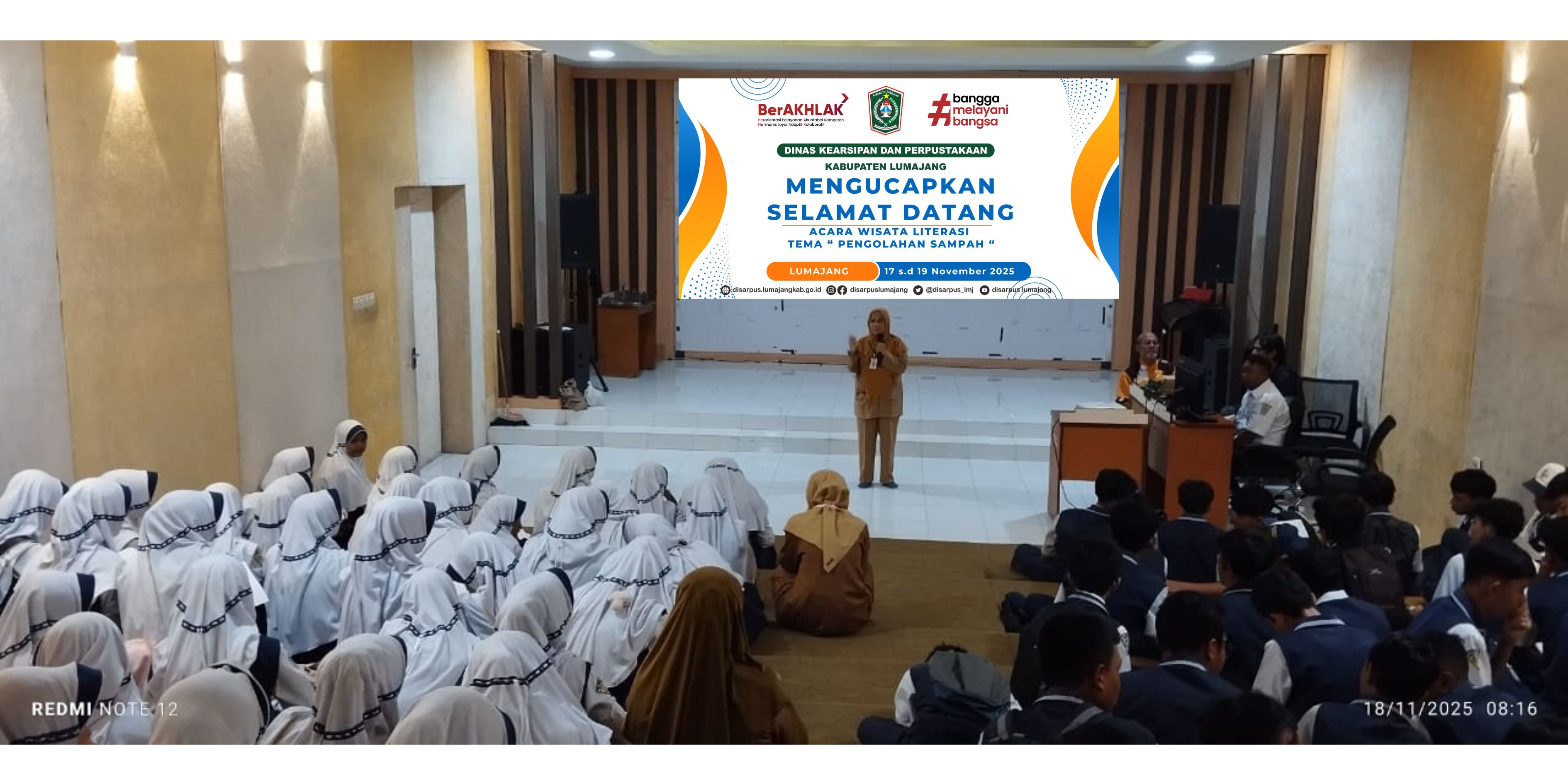 Ratusan Pelajar SMP Kunjungi Perpustakaan Umum Daerah Lumajang Selama Bulan November 2025